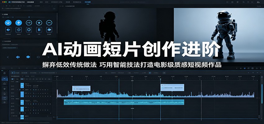AI动画短片创作进阶：摒弃低效传统做法，巧用智能技法打造电影级质感短视频作品-云创网