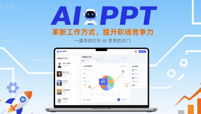 AI+PPT：革新工作方式，提升职场竞争力，一课带你打开 AI 世界的大门-云创网