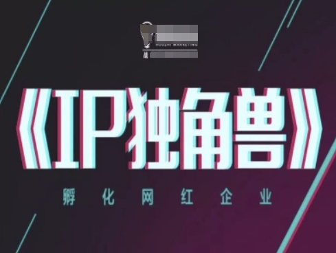 IP独角兽，孵化网红企业，ip教程-云创网