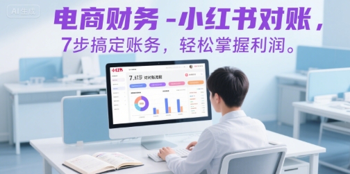 电商财务-小红书对账，7步搞定账务，轻松掌握利润-云创网