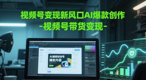 视频号变现新风口AI爆款创作-视频号带货变现-云创网
