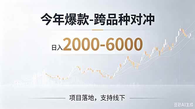 （19150期）2026创业新风口—跨品种对冲震撼首发！日收益2000-6000+，项目绿色长久，安全稳健-云创网