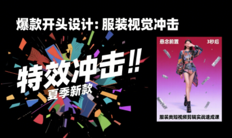 大墨老师·服装类短视频剪辑实战速成课-云创网