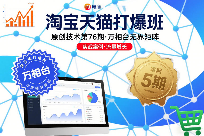 淘宝天猫打爆班原创技术第76期，万相台无界矩阵-云创网