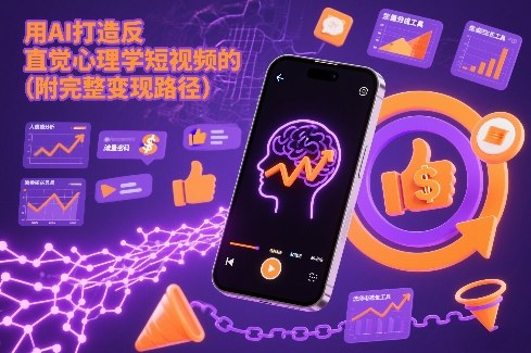 用AI打造“反直觉”心理学短视频的流量密码(附完整变现路径)-云创网