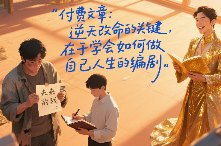 付费文章：逆天改命的关键，在于学会如何做自己人生的编剧-云创网