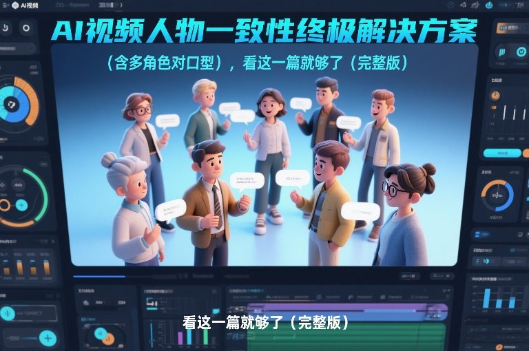 AI视频人物一致性终极解决方案(含多角色对口型)，看这一篇就够了(完整版)-云创网