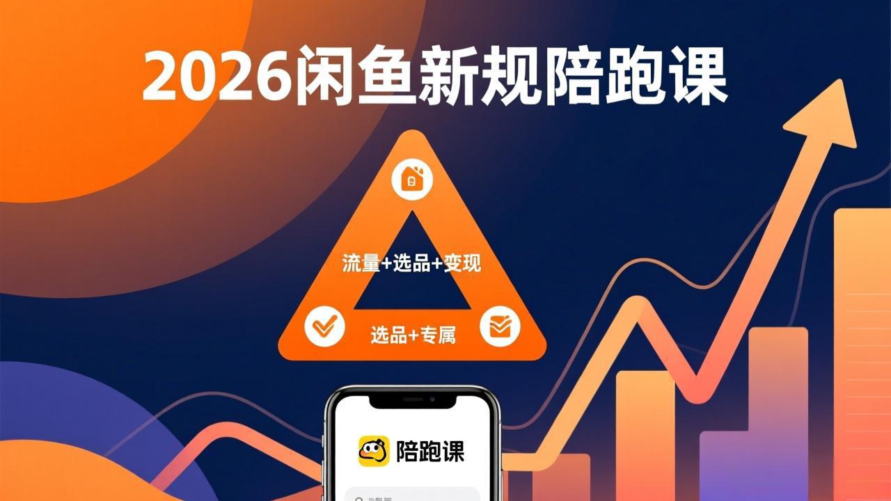 2026闲鱼高阶陪跑课全新上线，带你吃透新规玩转选品流量，从零搭建稳定变现盈利体系-云创网