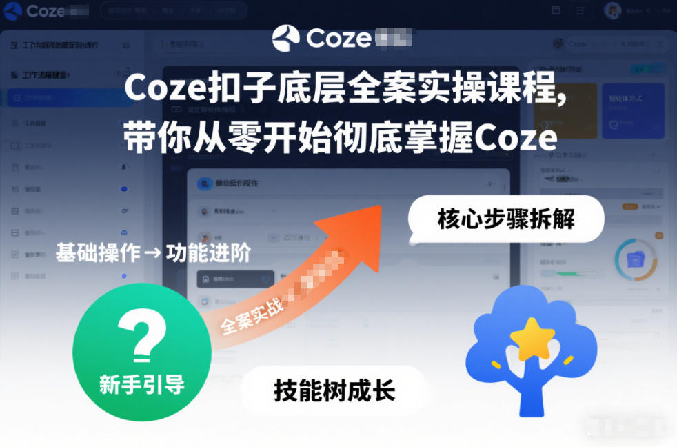 Coze扣子底层全案实操课程，带你从零开始彻底掌握Coze(更新3月)-云创网