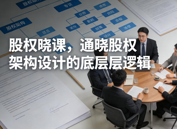 股权晓课，通晓股权架构设计的底层逻辑-云创网