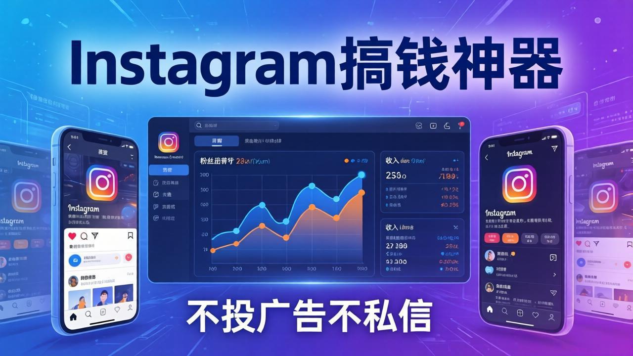 Instagram搞钱神器：月涨6万粉+月入5万刀，不投广告不私信，靠算法+低价产品-云创网