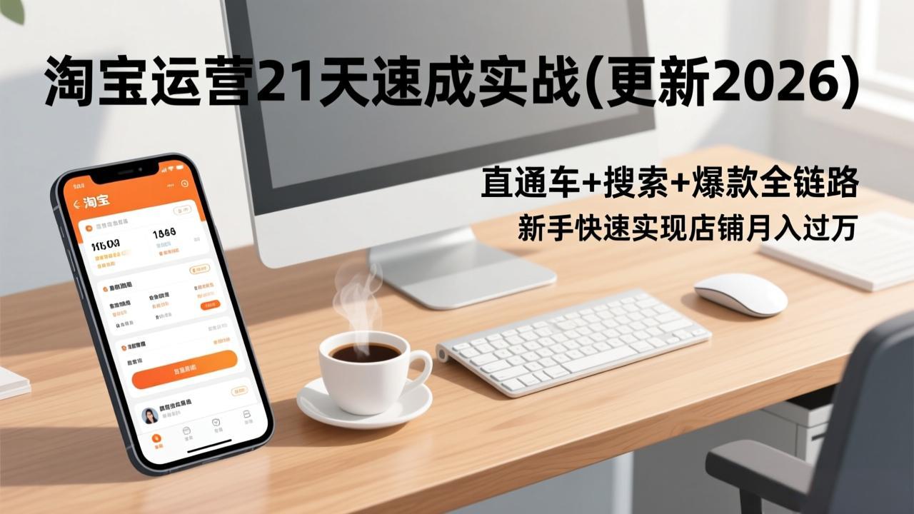 淘宝运营21天速成实战(更新3月-云创网