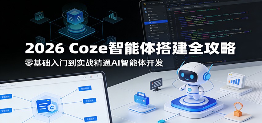 2026 Coze智能体搭建全攻略：零基础入门到实战精通AI智能体开发-云创网