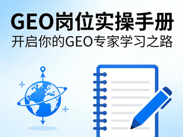 GEO岗位实操手册，开启你的GE0专家学习之路-云创网