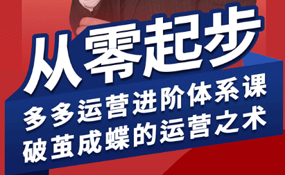 海神·拼多多运营进阶系统课(更新2026)-云创网