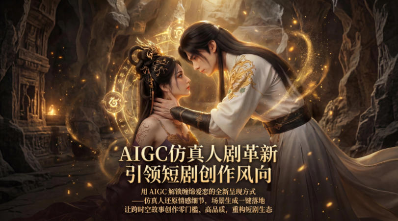 AIGC仿真人《合欢宗》短剧教学，用AIGC解锁缠绵爱恋的全新呈现方式，让跨时空故事创作零门槛、高品质，重构短剧生态-云创网