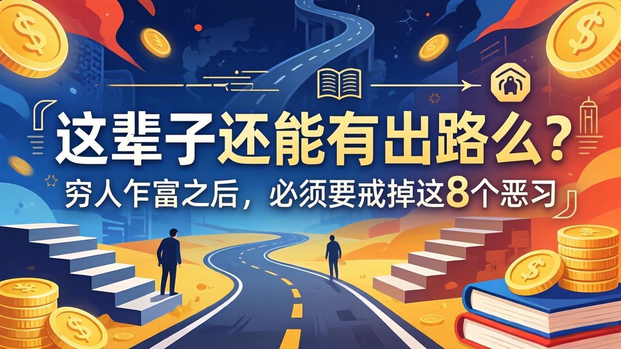 关于人生两篇付费文章【这辈子还能有出路么？】【穷人乍富之后，必须要戒掉这8个恶习】-云创网