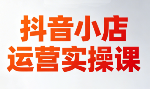 李老师·抖音小店运营实操课(更新2026)-云创网