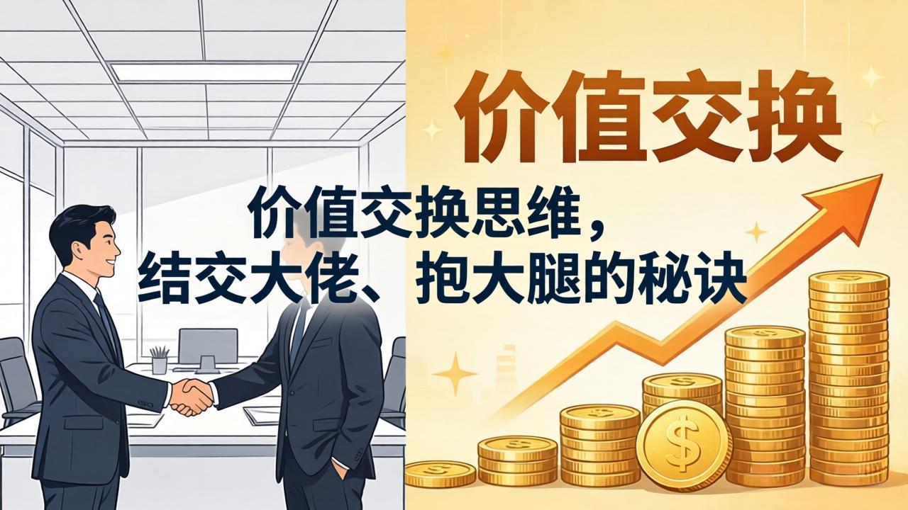 某付费文章：价值交换思维，结交大佬、抱大腿的秘诀-云创网