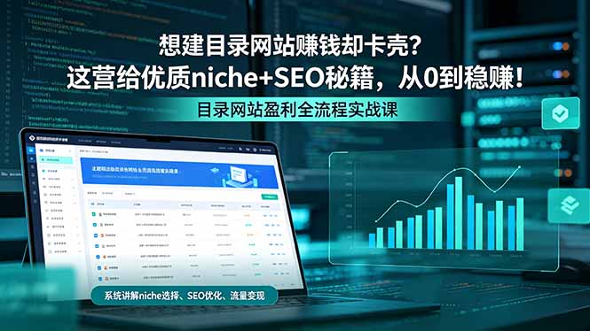想建目录网站赚钱却卡壳？这营给优质 niche+SEO 秘籍，从 0 到稳赚！-云创网
