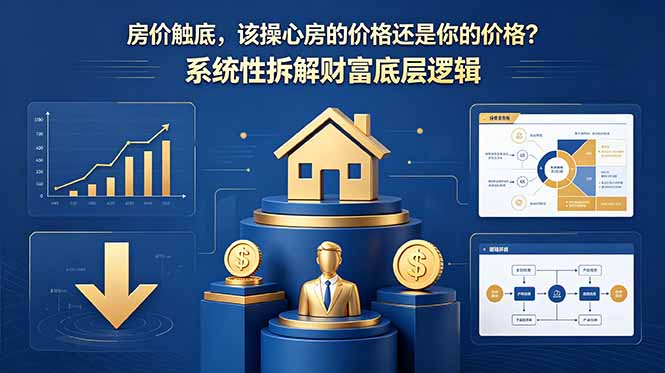 付费文章：房价触底，该操心房的价格还是你的价格？系统性拆解财富底层逻辑-云创网