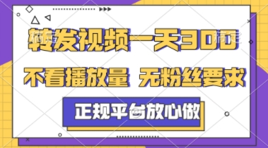 转发视频一天3张+，正规平台放心做，不看播放量，不看粉丝量，一个任务几分钟完成【揭秘】-云创网