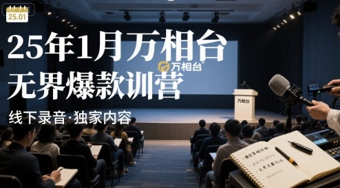 25年1月万相台无界爆款特训营线下录音-云创网