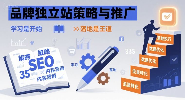 品牌独立站策略与推广，学习是开始，落地是王道-云创网