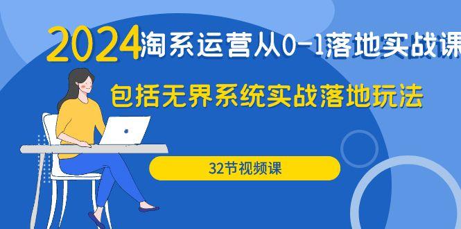(9919期)2024·淘系运营从0-1落地实战课：包括无界系统实战落地玩法(32节)-云创网