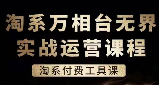 淘系万相台无界实战运营课，淘系付费工具课-云创网