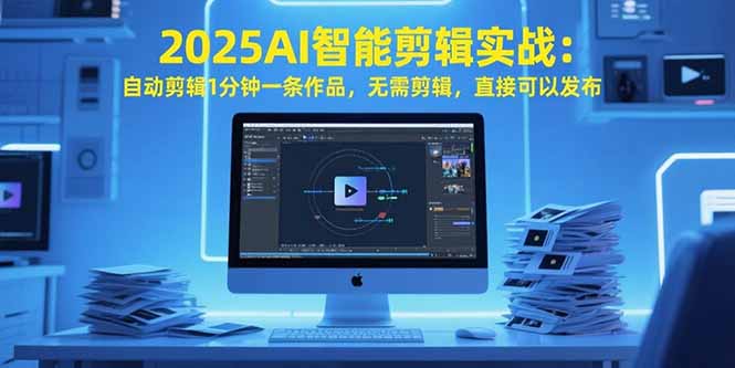 2025AI智能剪辑实战：自动剪辑1分钟一条作品，无需剪辑，直接可以发布-云创网
