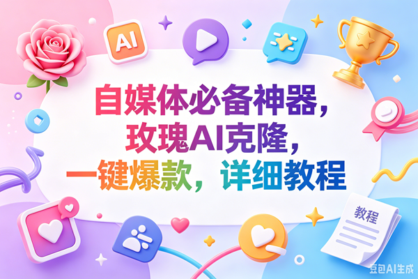 （18648期）玫瑰克隆神器，一键ai，爆款工具，自媒体必备，60多个功能，的详细教程-云创网