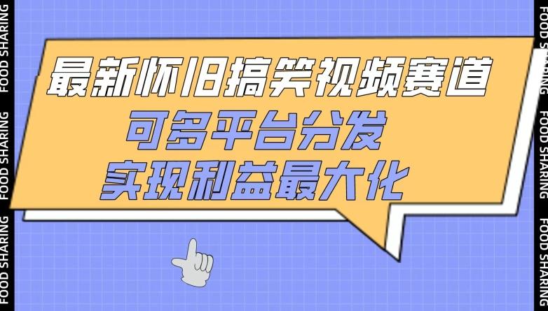 最新怀旧搞笑视频赛道，可多平台分发，实现利益最大化【揭秘】-云创网