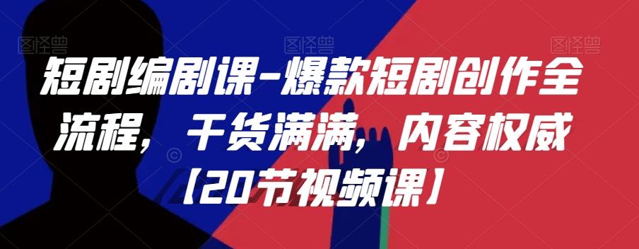 短剧编剧课-爆款短剧创作全流程，干货满满，内容权威【20节视频课】-云创网