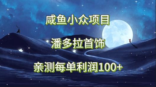 咸鱼小众项目，潘多拉首饰，亲测每单利润100+-云创网