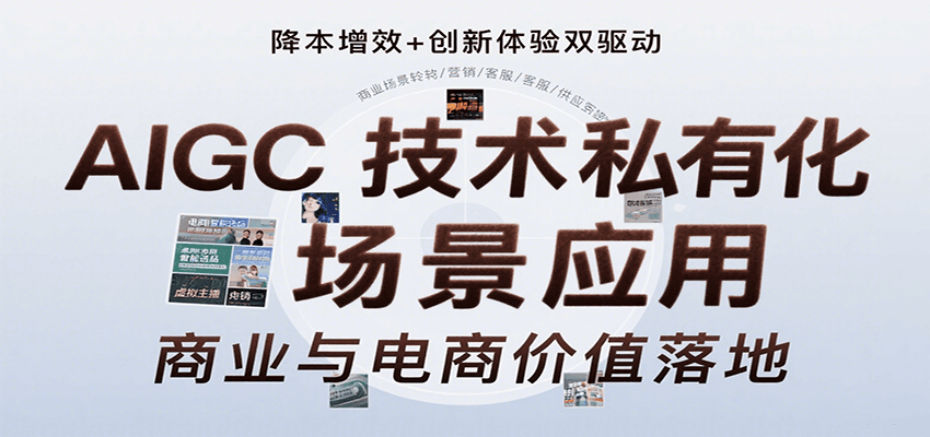 AIGC技术私有化场景应用，内容创作/视觉设计/私有化部署/商业应用/电商运营等-云创网