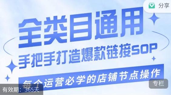单品爆款打造实操运营，单品爆款从“0”-“1”手把手演练运营步骤-云创网