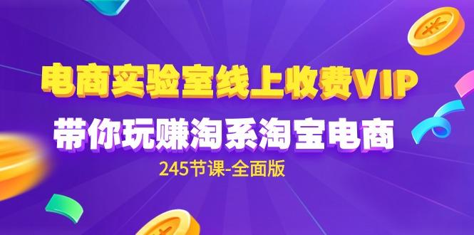 (9859期)电商-实验室 线上收费VIP，带你玩赚淘系淘宝电商(245节课-全面版)-云创网