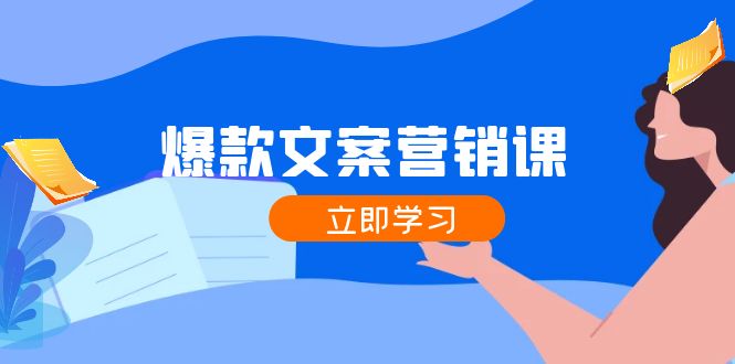 爆款文案营销课：公域转私域，涨粉成交一网打尽，各行业人士必备-云创网