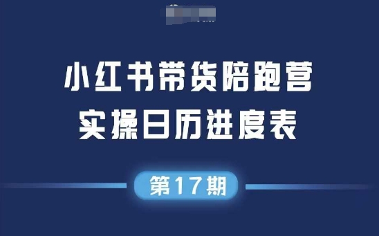 小红书第17期带货陪跑营，不囤货，无不直播，无不投流，通过选品+笔记内容+测品+笔记铺量+矩阵运营打爆款-云创网
