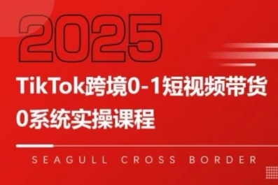 TikTok跨境0-1短视频带货，系统拆解TikTok跨境带货全链路，实现跨境可持续盈利-云创网