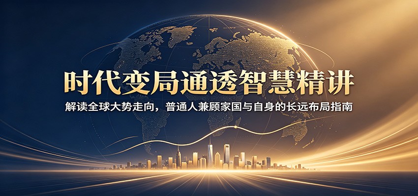 时代变局通透智慧精讲：解读全球大势走向，普通人兼顾家国与自身的长远布局指南-云创网