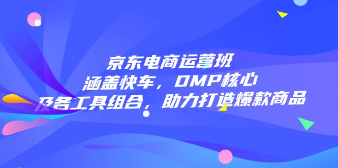 京东电商运营班：涵盖快车，DMP核心及各工具组合，助力打造爆款商品-云创网