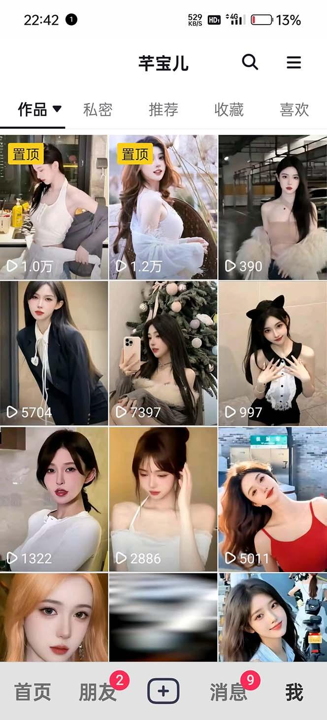 图片[2]-利用AI美女视频引粉，单号日引2000+，新手也能干(教程+软件)-云创网