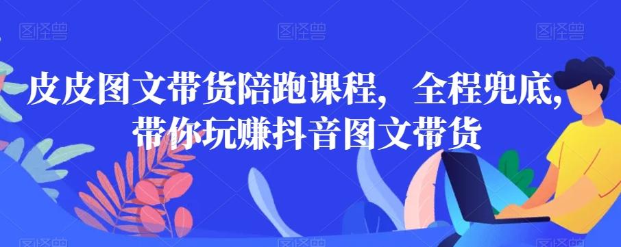 皮皮图文带货陪跑课程，全程兜底，带你玩赚抖音图文带货-云创网