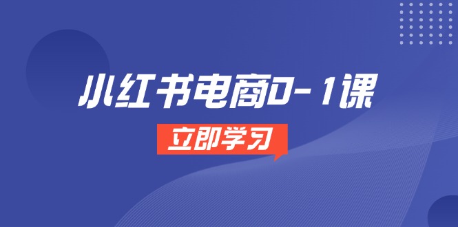 小红书电商0-1课，开店选品全流程，多平台素材处理与爆款笔记制作-云创网
