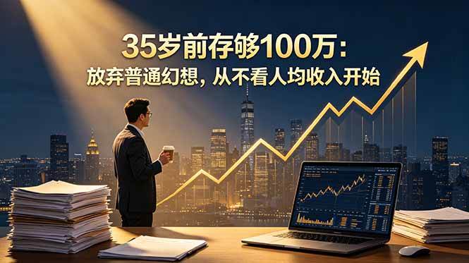 （18689期）35岁前存够100万：放弃普通幻想，从不看人均收入开始-云创网