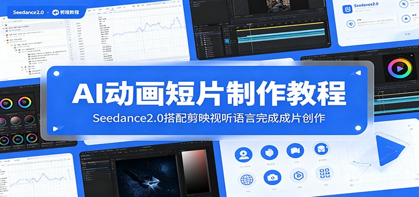 AI动画短片制作教程：Seedance2.0搭配剪映视听语言完成成片创作-云创网