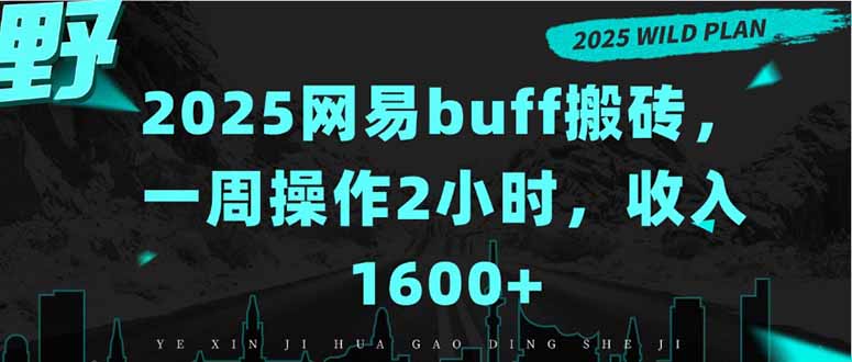 2025网易buff搬砖，一周操作2小时，收入1600+-云创网