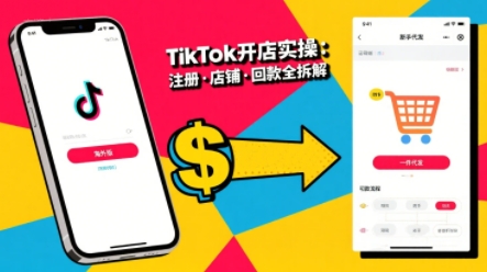TikTok从开店到投流的进阶课，从基础实操到高阶技巧一网打尽-云创网